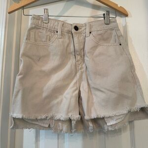 Treasure & Bond Cream Jean Shorts